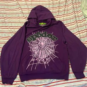 Purple Sp5der Pullover Hoodie